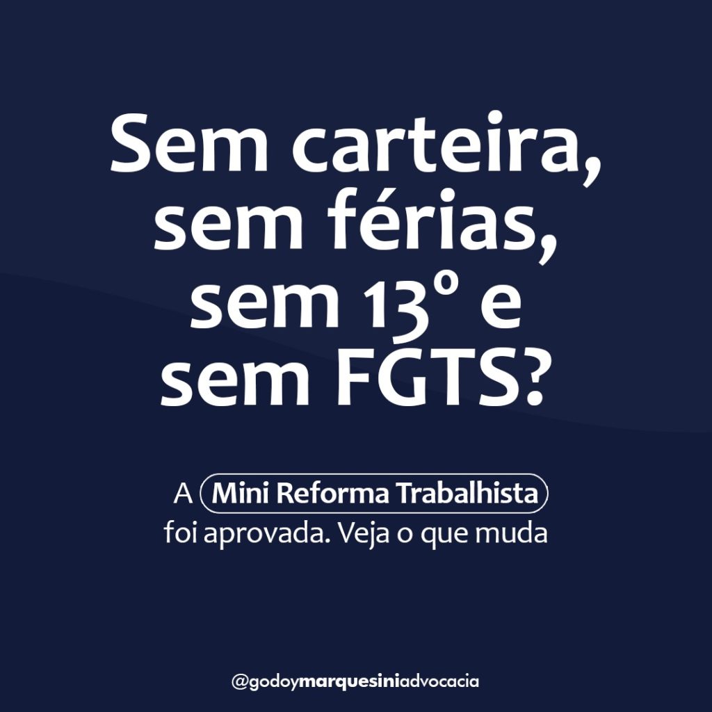 mini reforma trabalhista